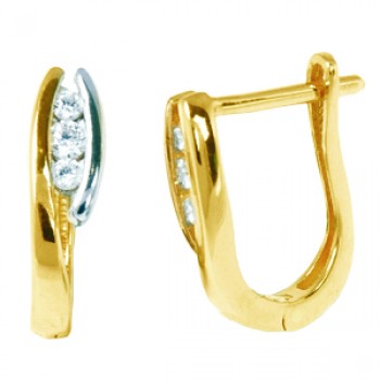 Gold Earrings 10kt, O321BO